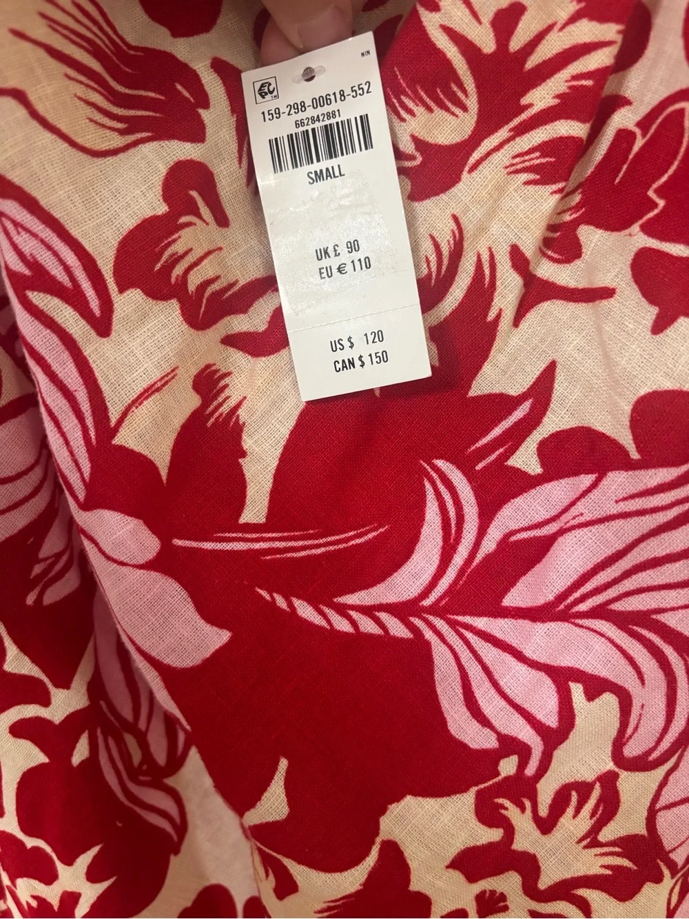 NWT Abercrombie & Fitch women’s floral dress size small